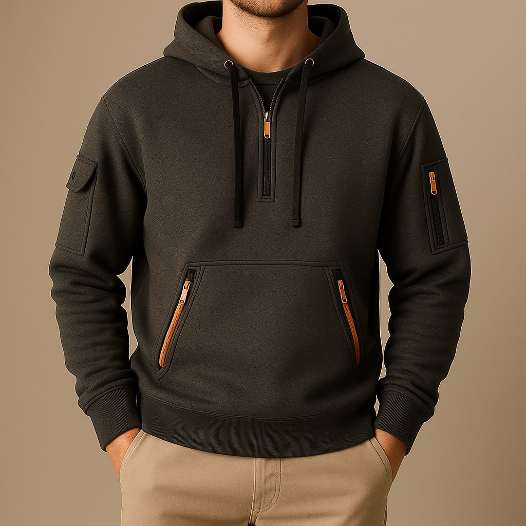 Bruno Fleece Half-Zip Hoodie