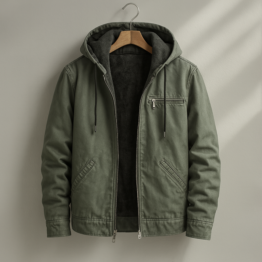 Hawthorne Canvas Sherpa Jacket