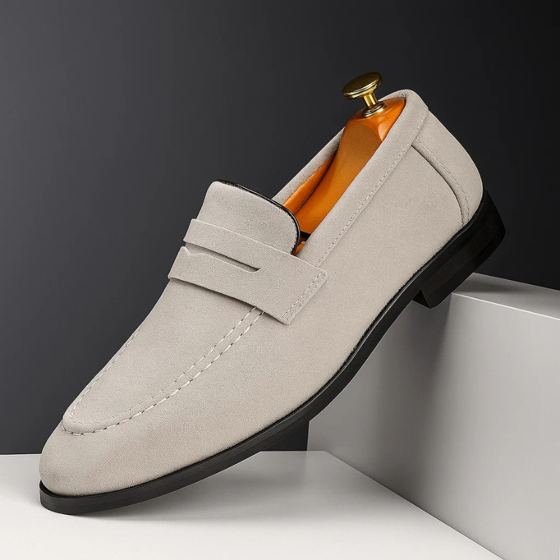 Marco Suede Penny Loafers