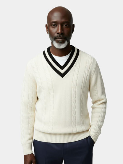 Minimalist V-Neck Sweater