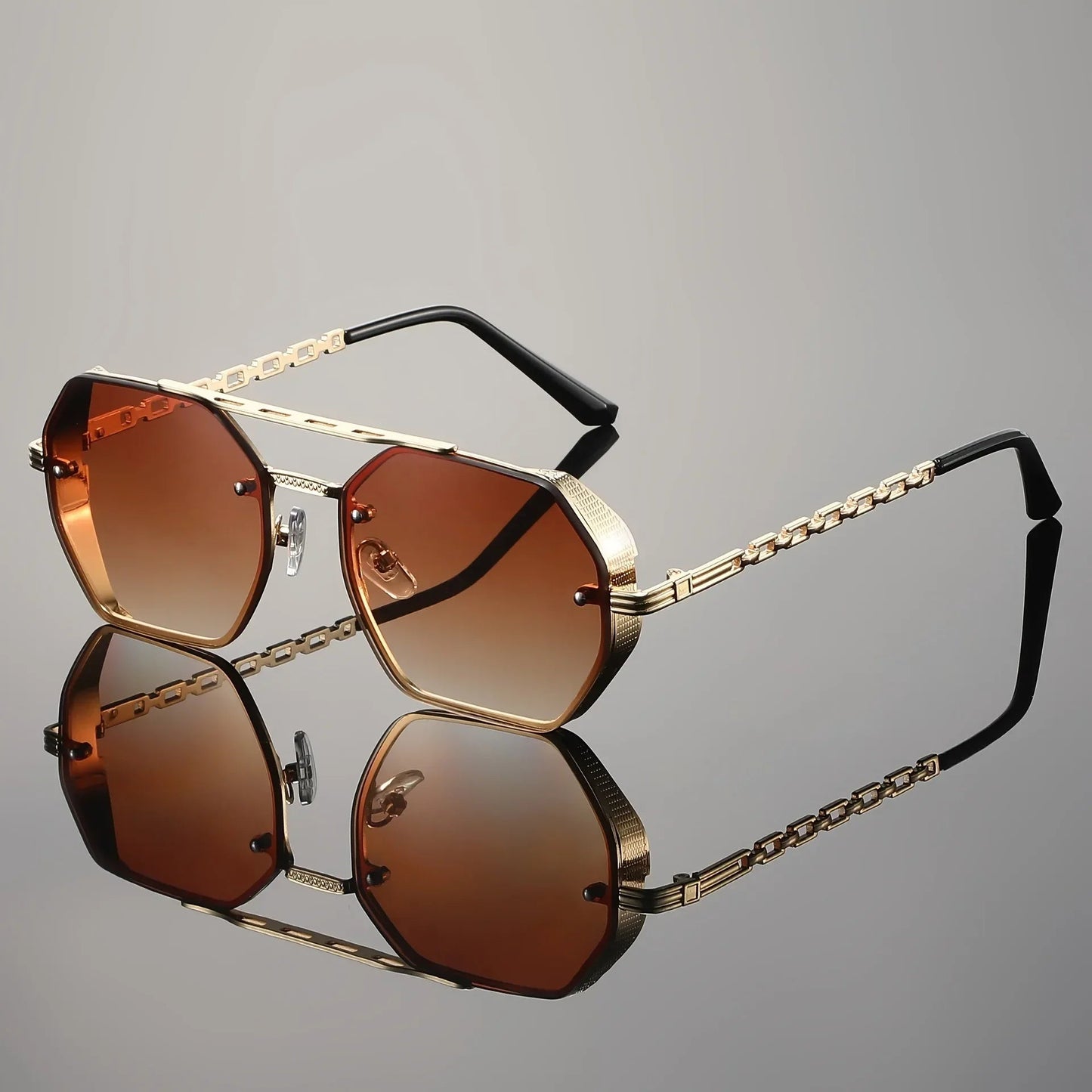 Cadenza Chain Link Sunglasses