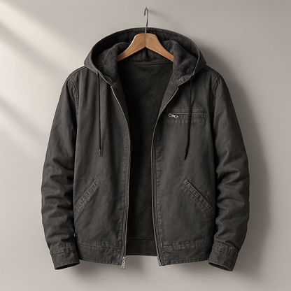 Hawthorne Canvas Sherpa Jacket