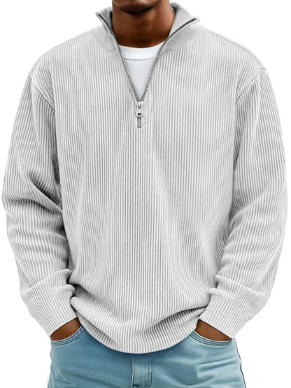 Arno Ribbed Half-Zip