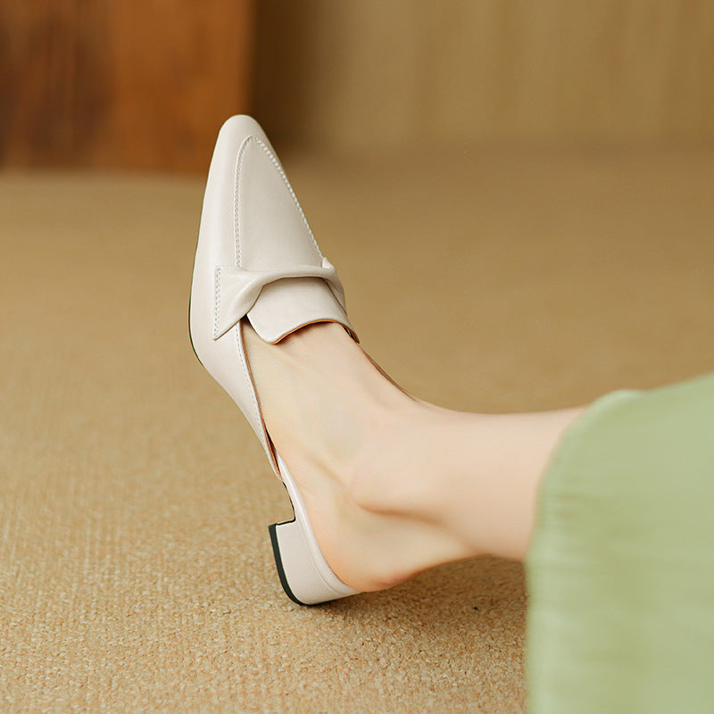 Erlen Genuine Leather Mules