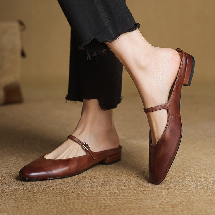 Monro Genuine Leather Mule