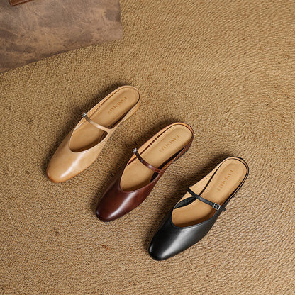 Monro Genuine Leather Mule