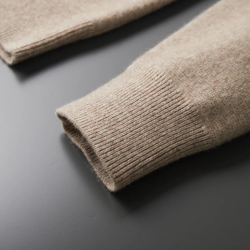 Elvano Wool-Lapel Cardigan