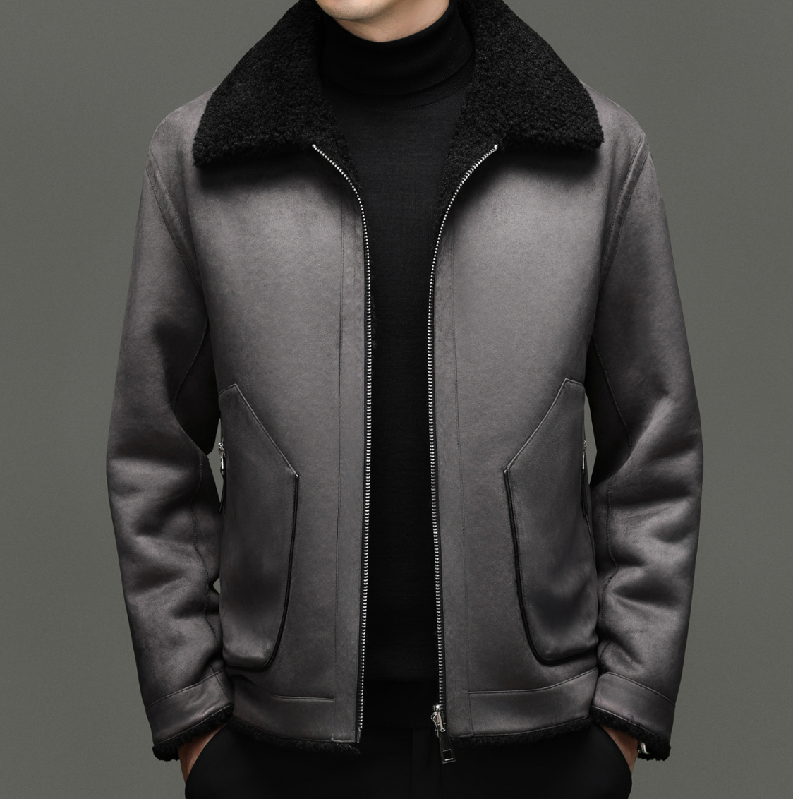 Sheepskin Warm Parka