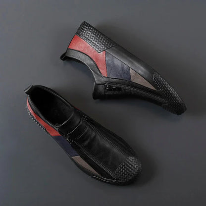 Claude Monet Leather Sneakers