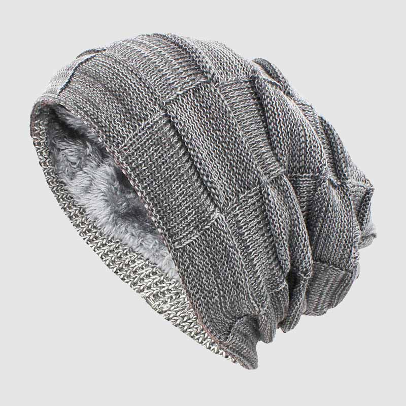 Atlas Grid Fleece Beanie
