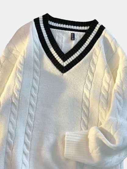 Minimalist V-Neck Sweater